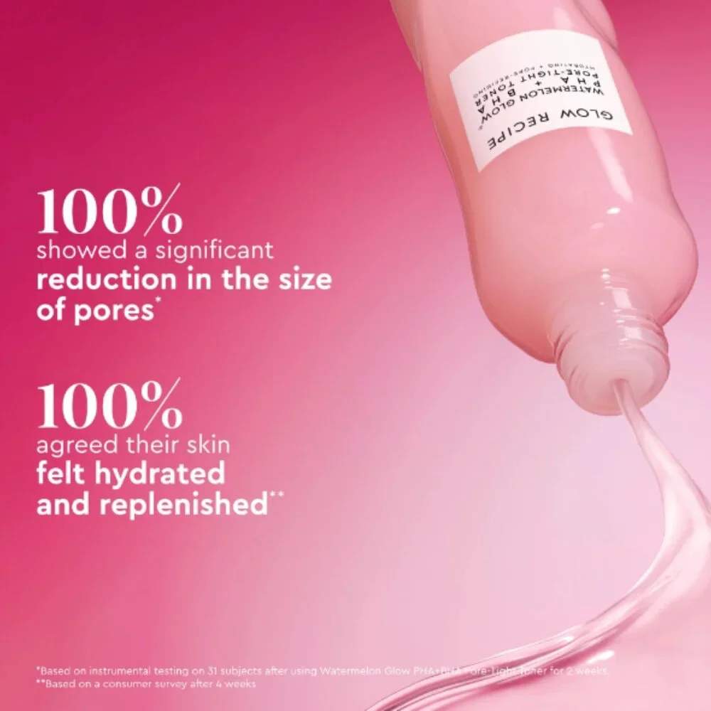 NIBGlow Recipe Watermelon Glow PHA+BHA Pore-Tight Toner - Picture 4 of 4